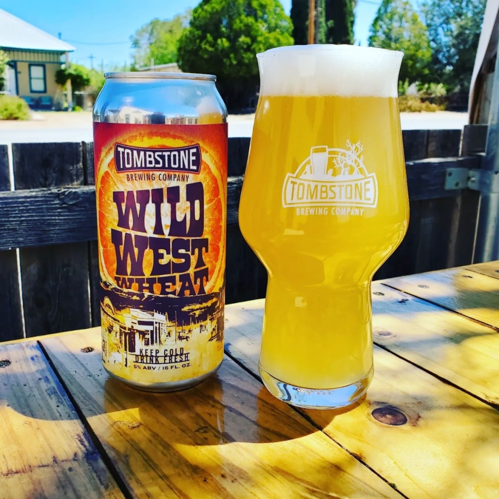 wild west wheat at tombstone brewery