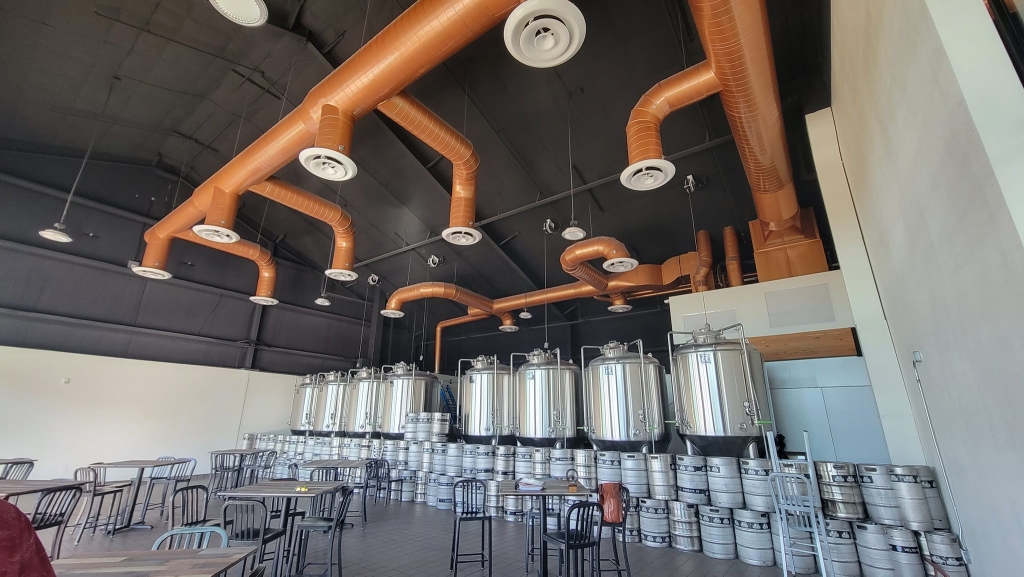 brewing kettles and kegs at tombstone brewing west end